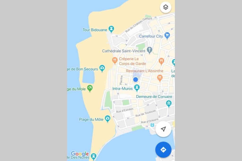 Petit Loft Saint-Malo Intra-Muros Bagian luar foto